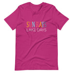 Sun Rays Lake Days Short-Sleeve Unisex T-Shirt